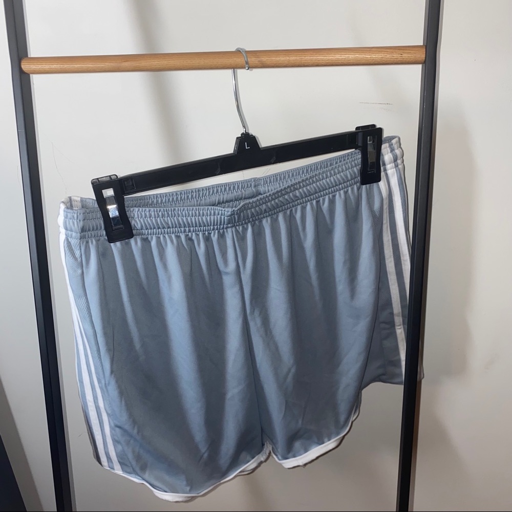 Gray Adidas Workout Shorts